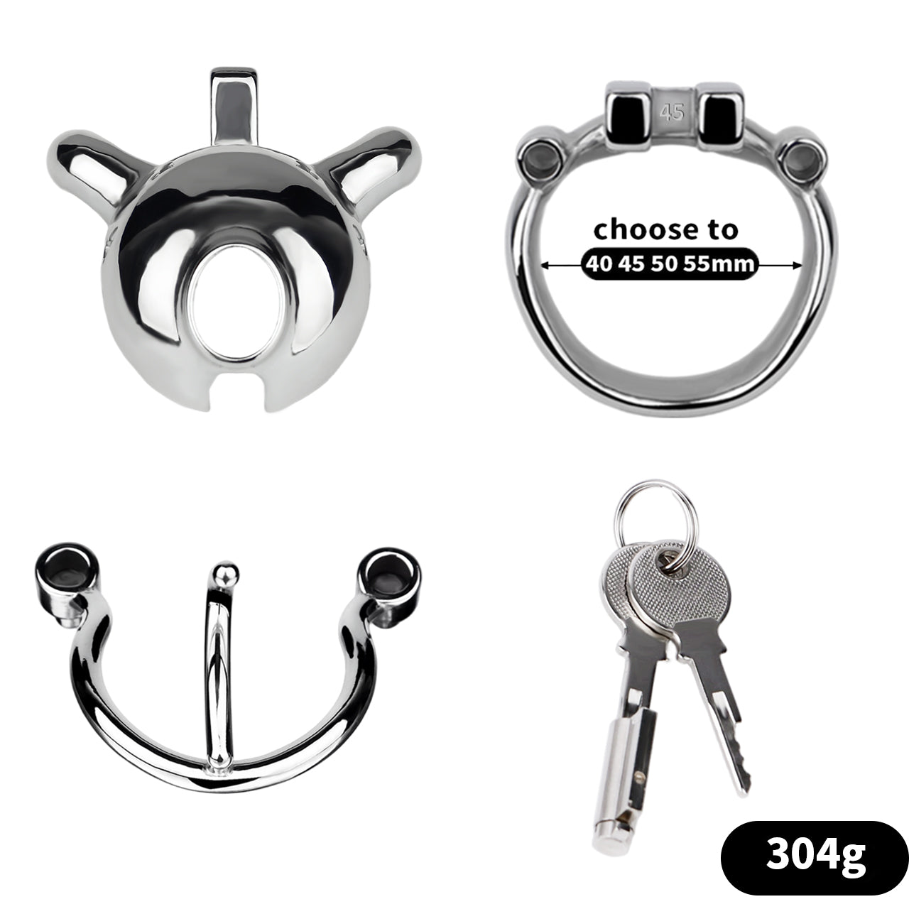 Weighted PA Chastity Cage Training | F262P