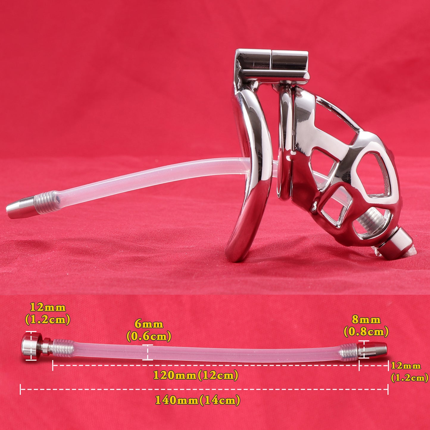 Small Mamba Chastity Cage Allen Wrench Lock, F3088 - FRRK