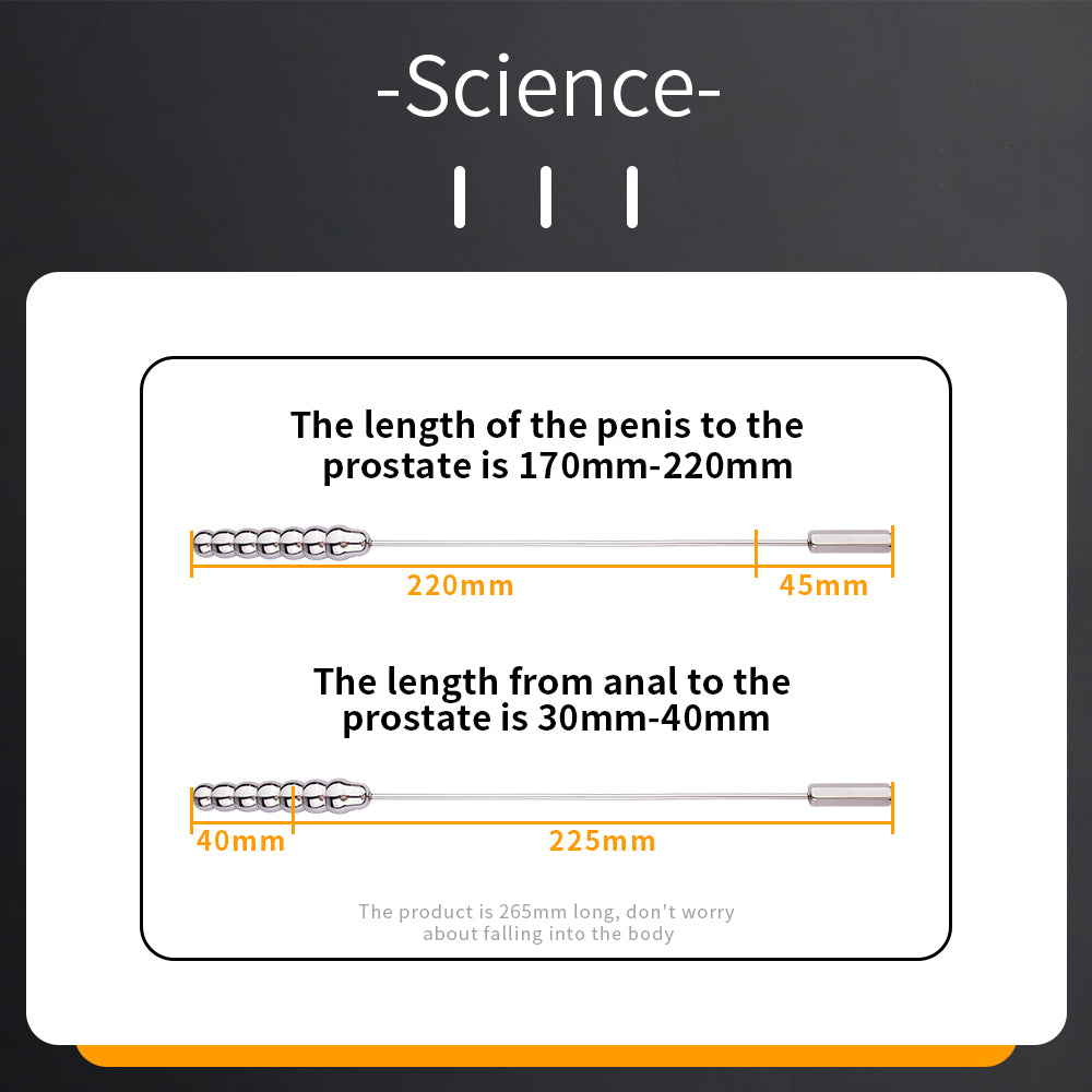 Multiple Layers Ripple Spheres Urethral Sounding Rod | F3180 - FRRK