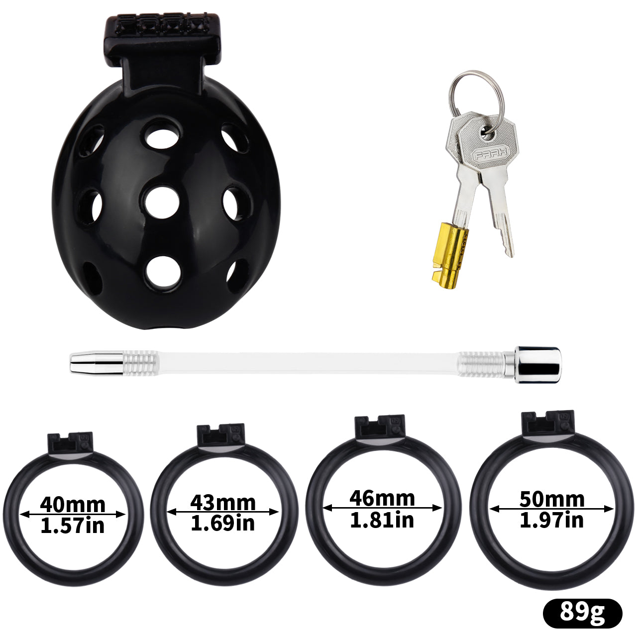 Vented Chastity Cage For Growers