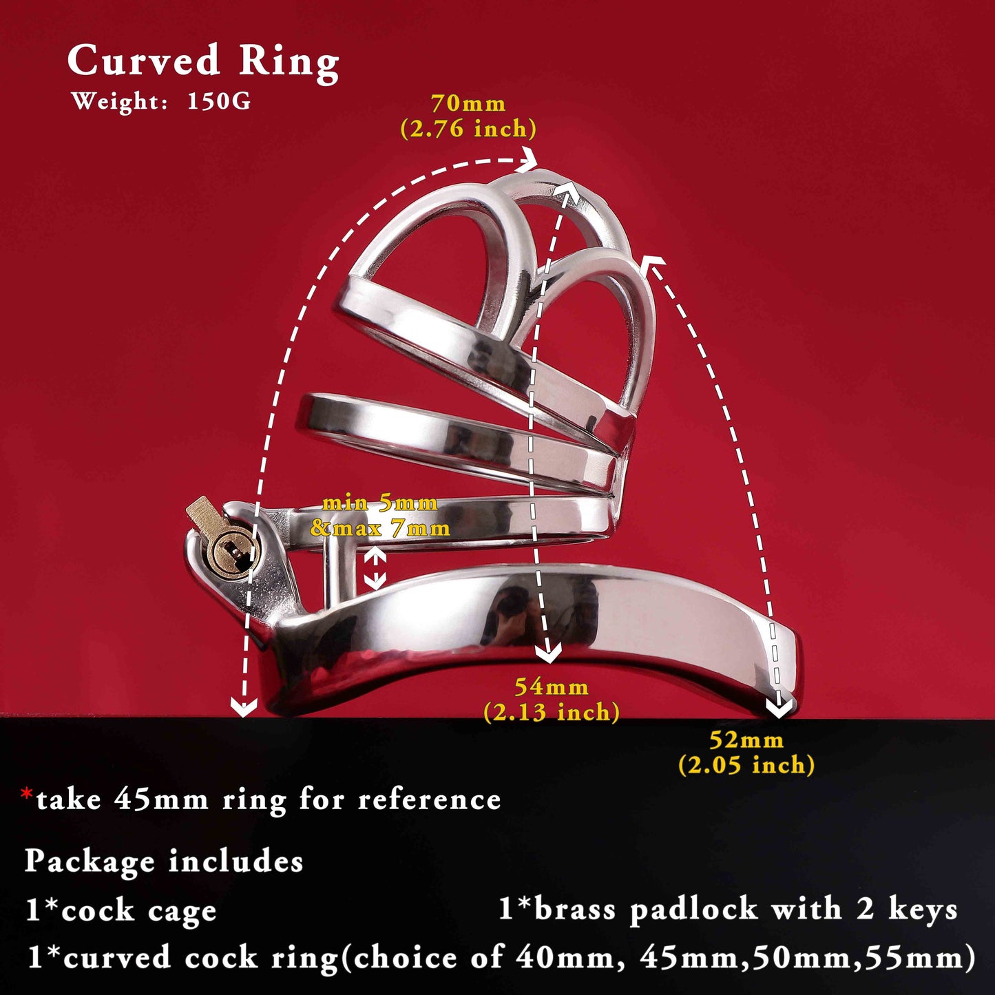 Male Chastity Cage, F3008 - FRRK
