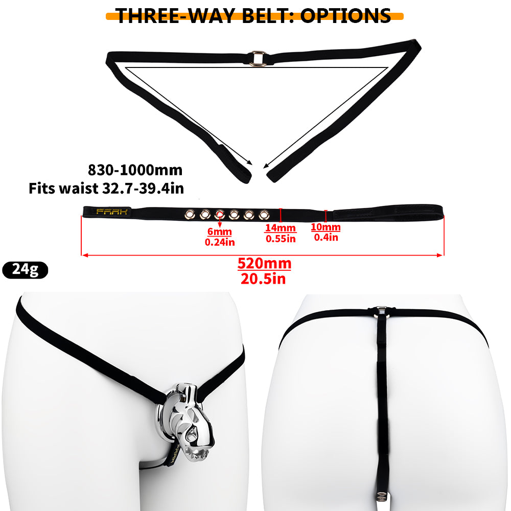 Big-Mouth Predator Aluminum Alloy Chastity Cage