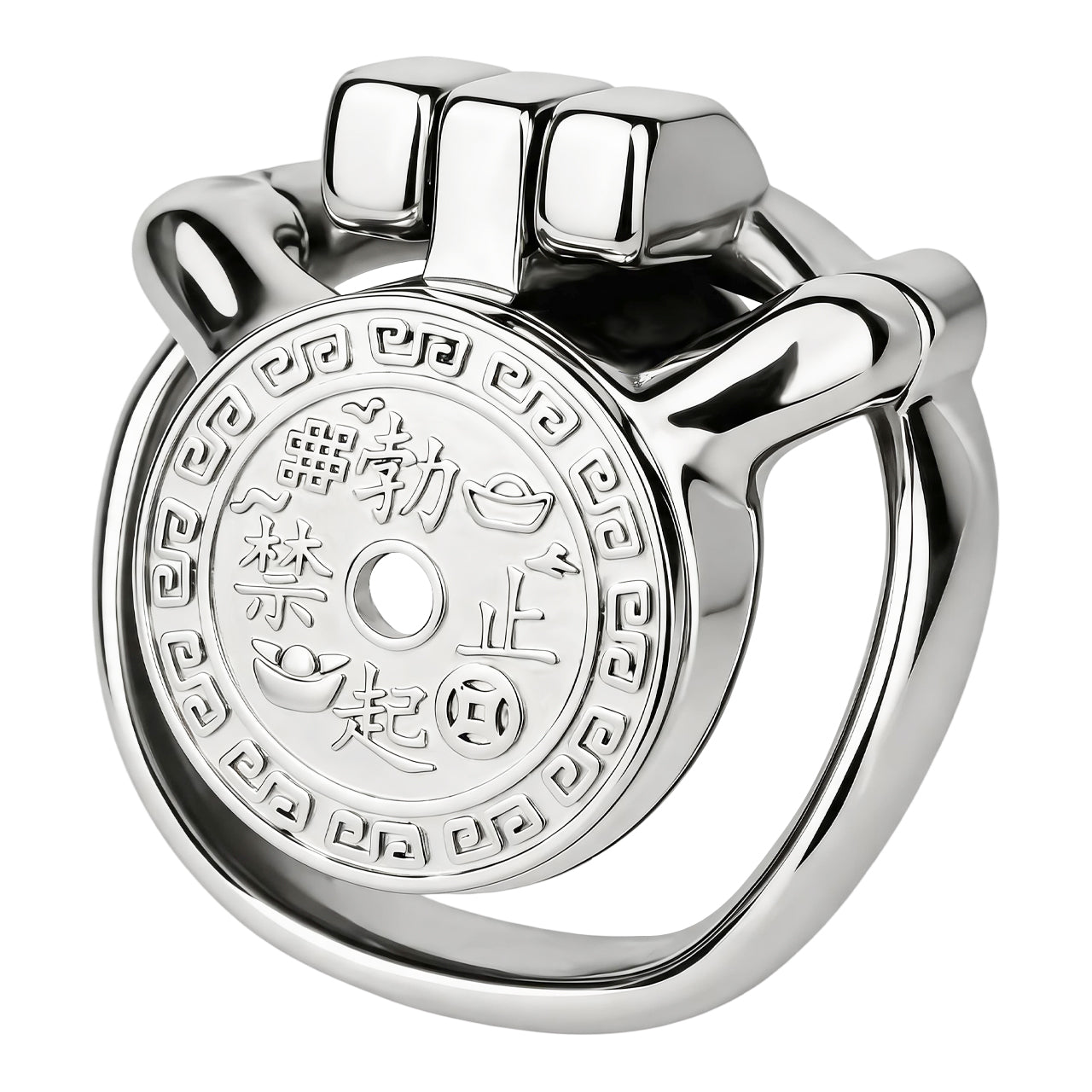 Heavy-Duty Flat Chastity Cage | F343A