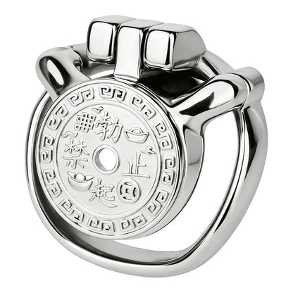 Heavy-Duty Flat Chastity Cage | F343A