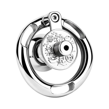 Ancient Chinese Coin Inverted Chastity Cage | F342A