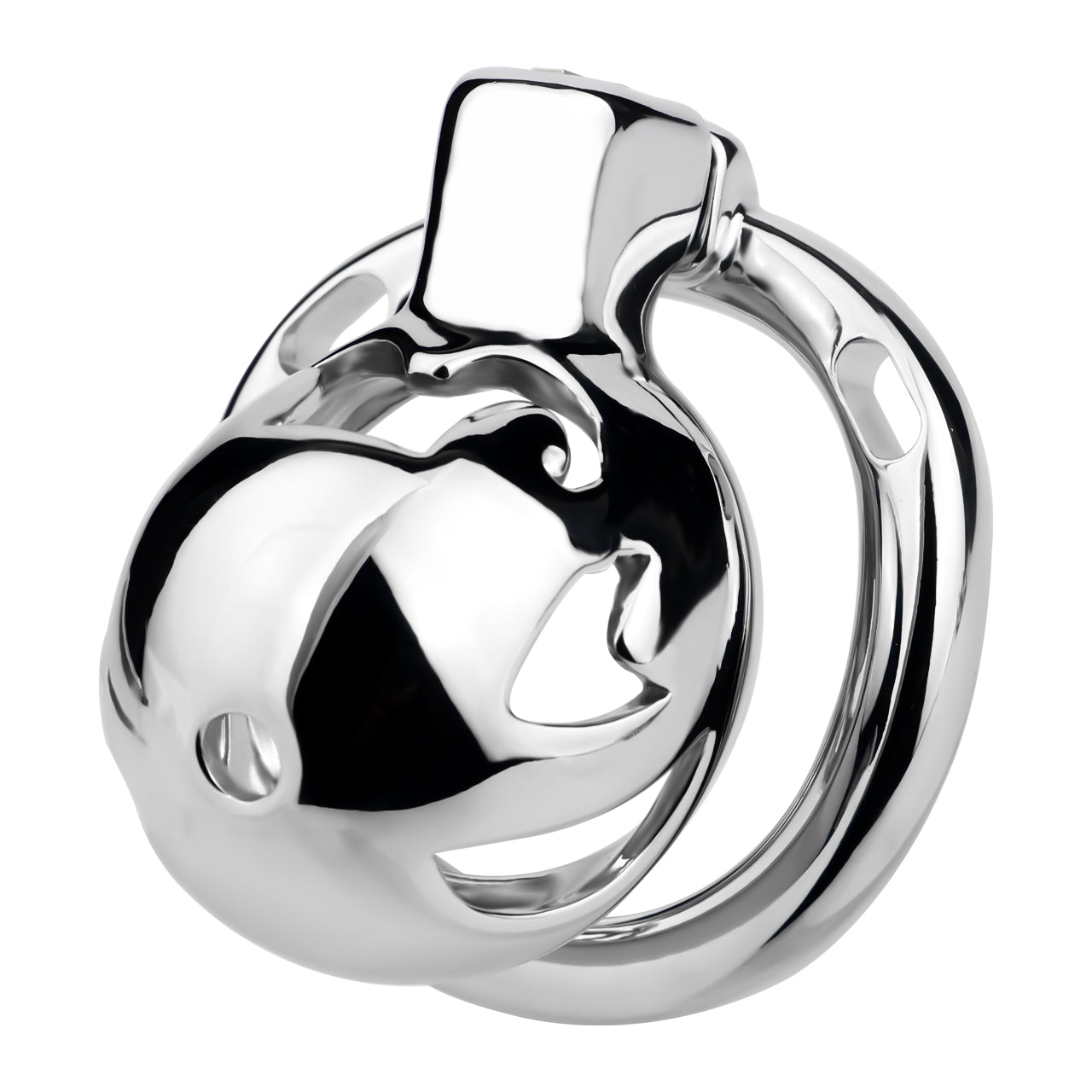Aluminum Alloy Clown Chastity Cage