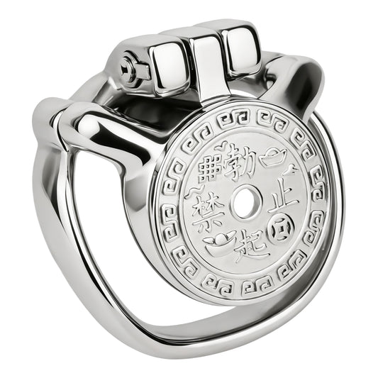 Heavy-Duty Flat Chastity Cage | F343A