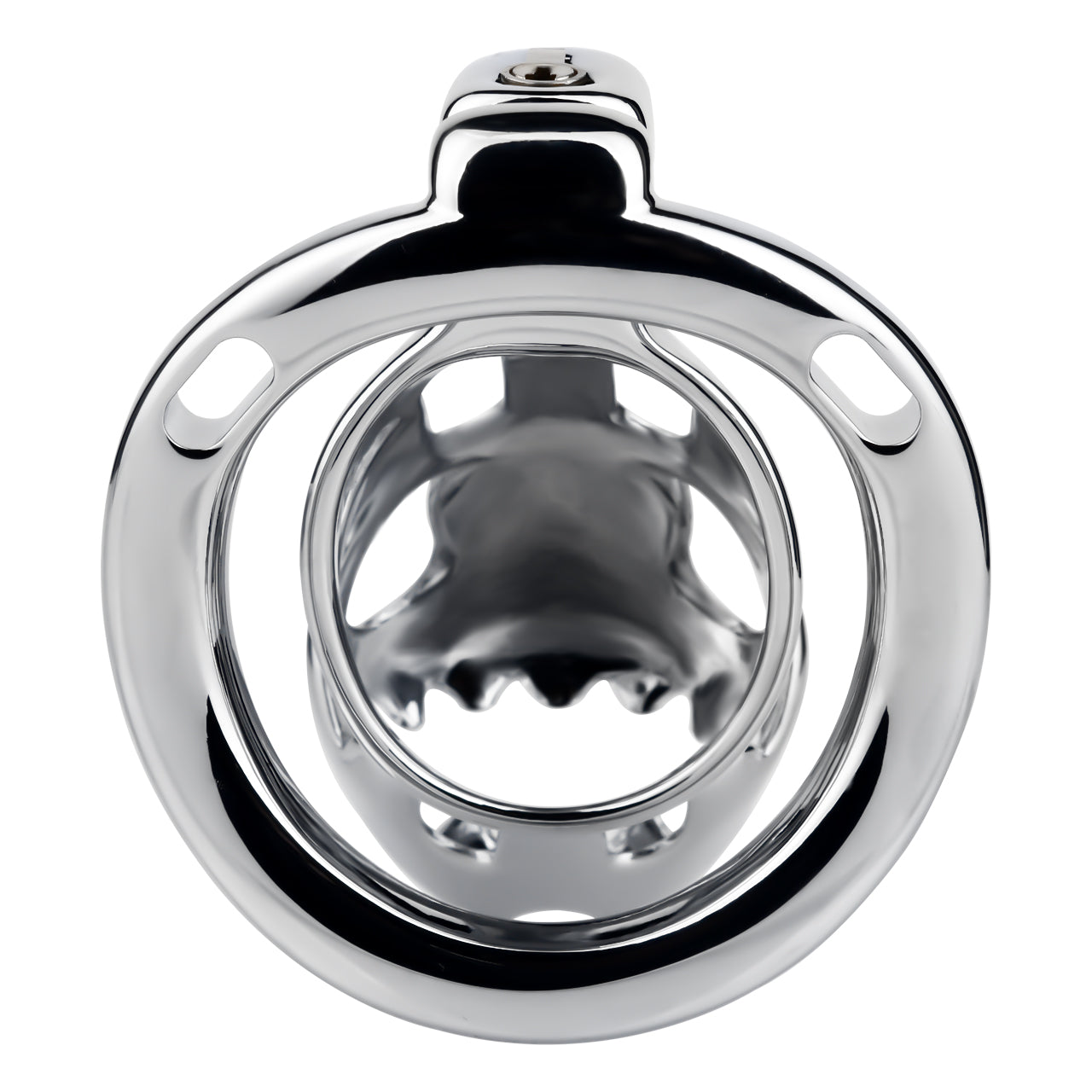 Big-Mouth Predator Aluminum Alloy Chastity Cage