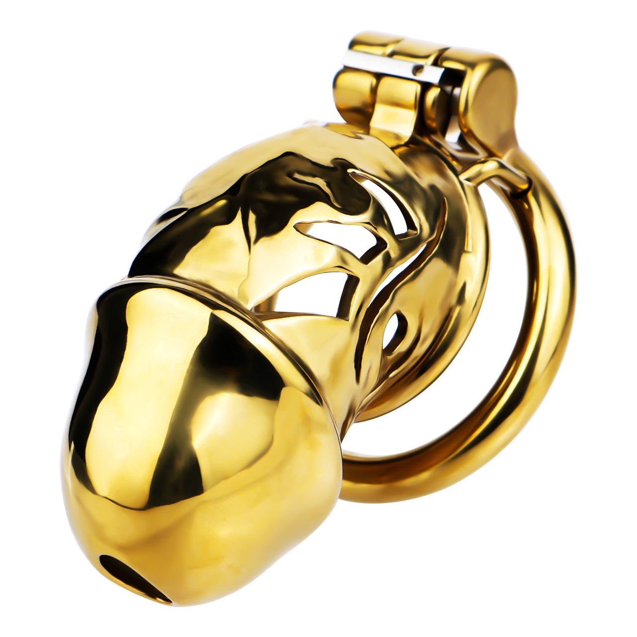 Metal Chastity Dick Locking Cage