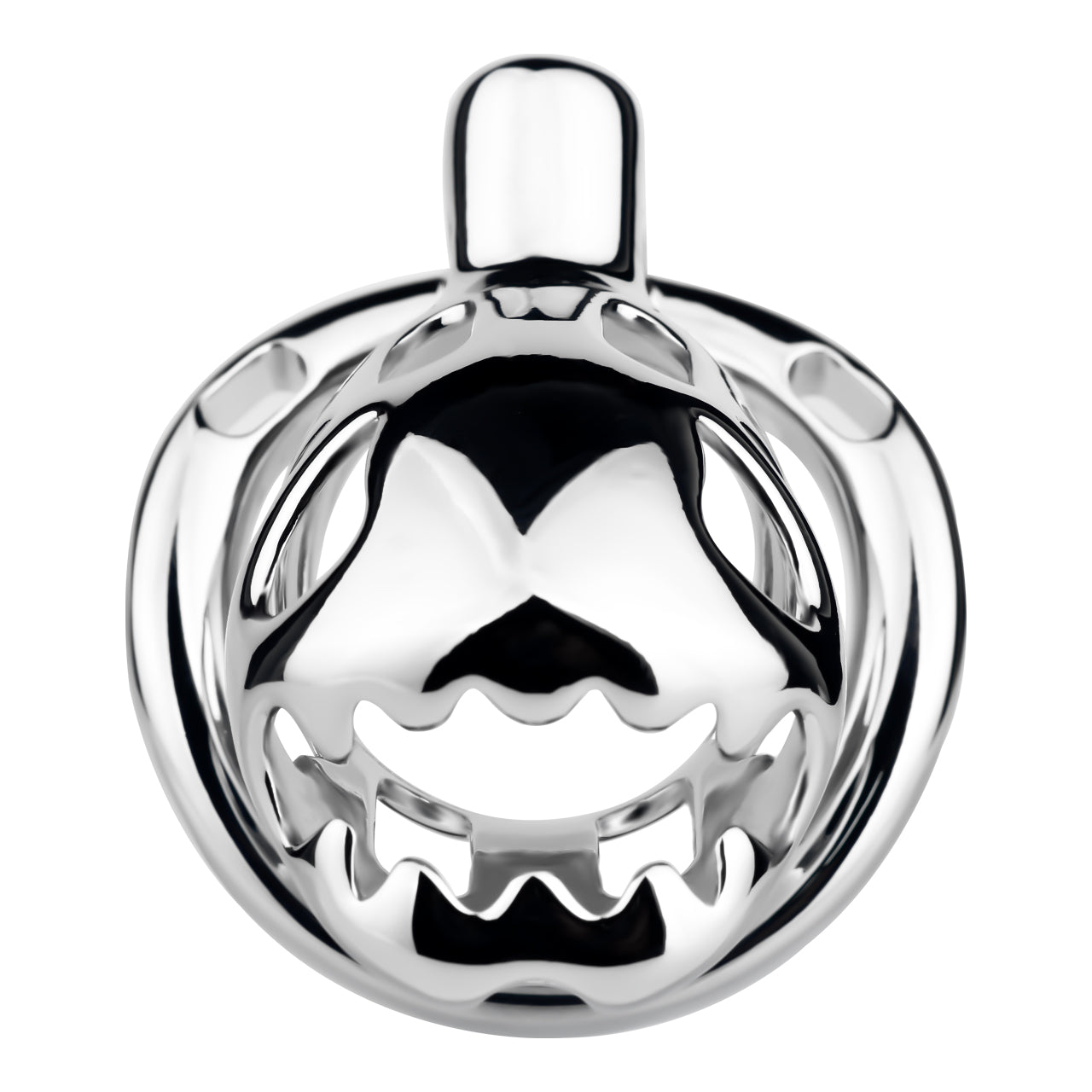 Big-Mouth Predator Aluminum Alloy Chastity Cage