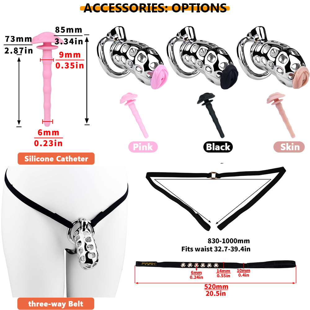 Aluminum Alloy Chastity Cage