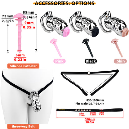 Aluminum Alloy Chastity Cage