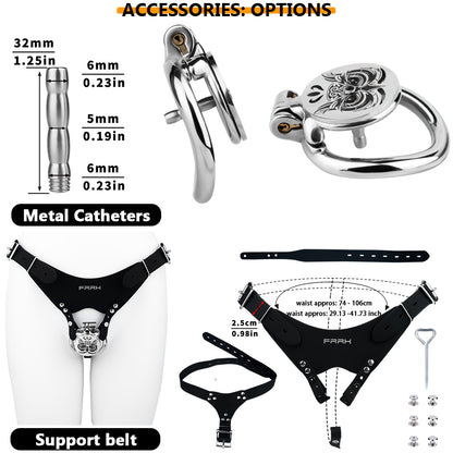 Flat Chastity Totem Cage | F309