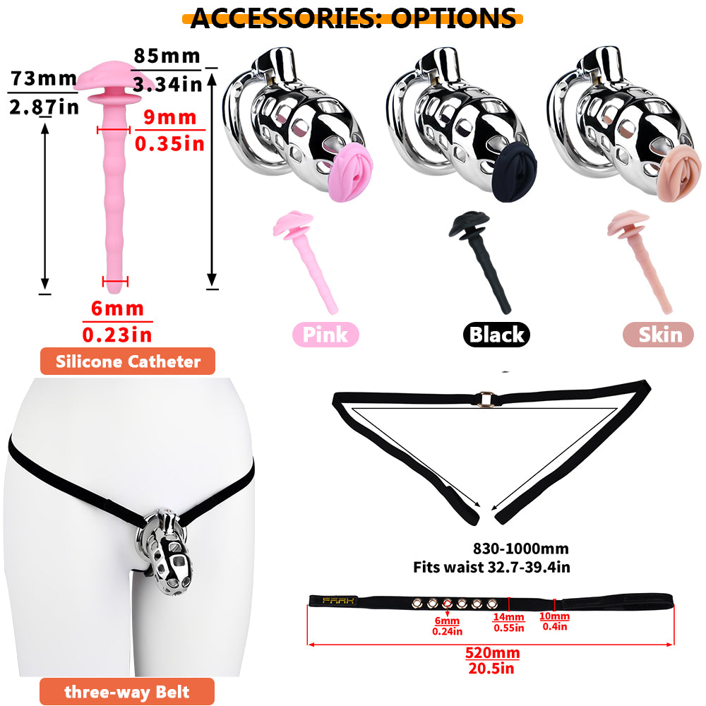 Aluminum Alloy Chastity Cage