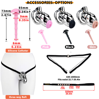 Aluminum Alloy Chastity Cage