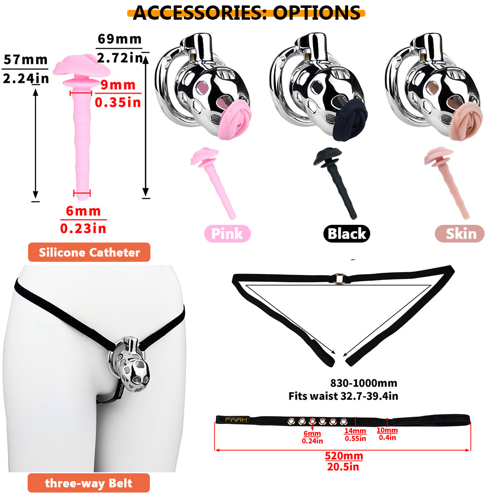 Aluminum Alloy Chastity Cage