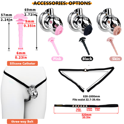 Aluminum Alloy Chastity Cage