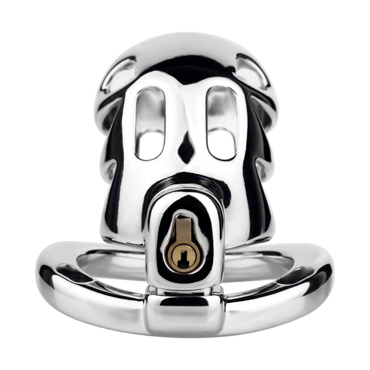 Big-Mouth Predator Aluminum Alloy Chastity Cage