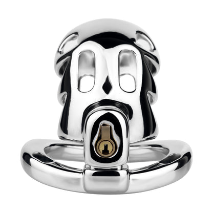 Big-Mouth Predator Aluminum Alloy Chastity Cage