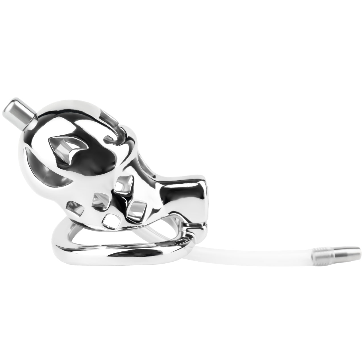 Aluminum Alloy Clown Chastity Cage 