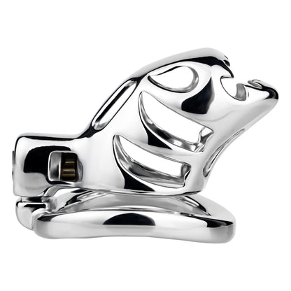 Big-Mouth Predator Aluminum Alloy Chastity Cage