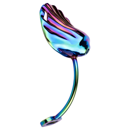Wearable Colorful Metal Shell Invisible Chastity Cage | F277A