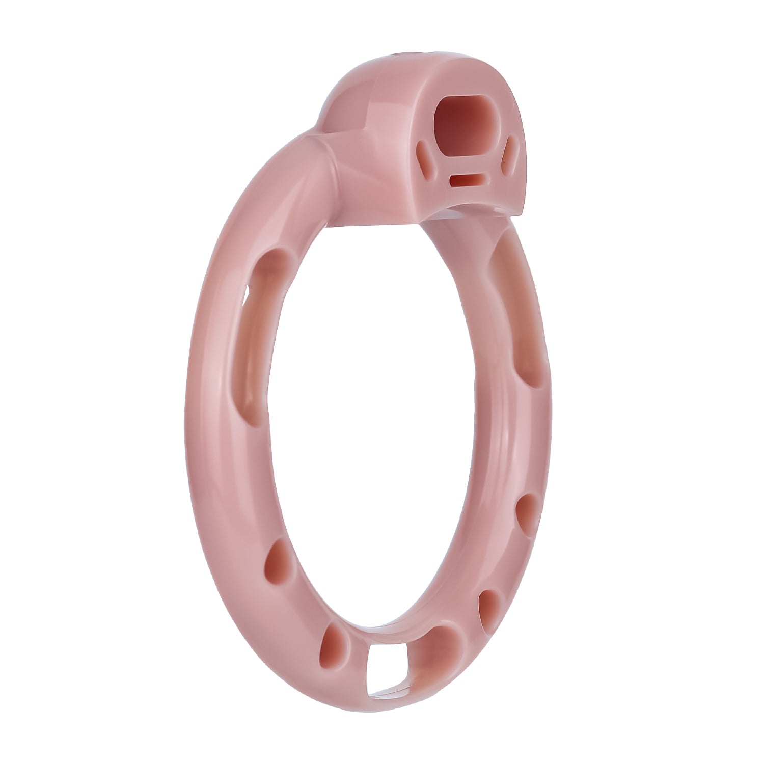 ABS Resin Realistic Dick Chastity Cage – Fully Enclosed Type AS037
