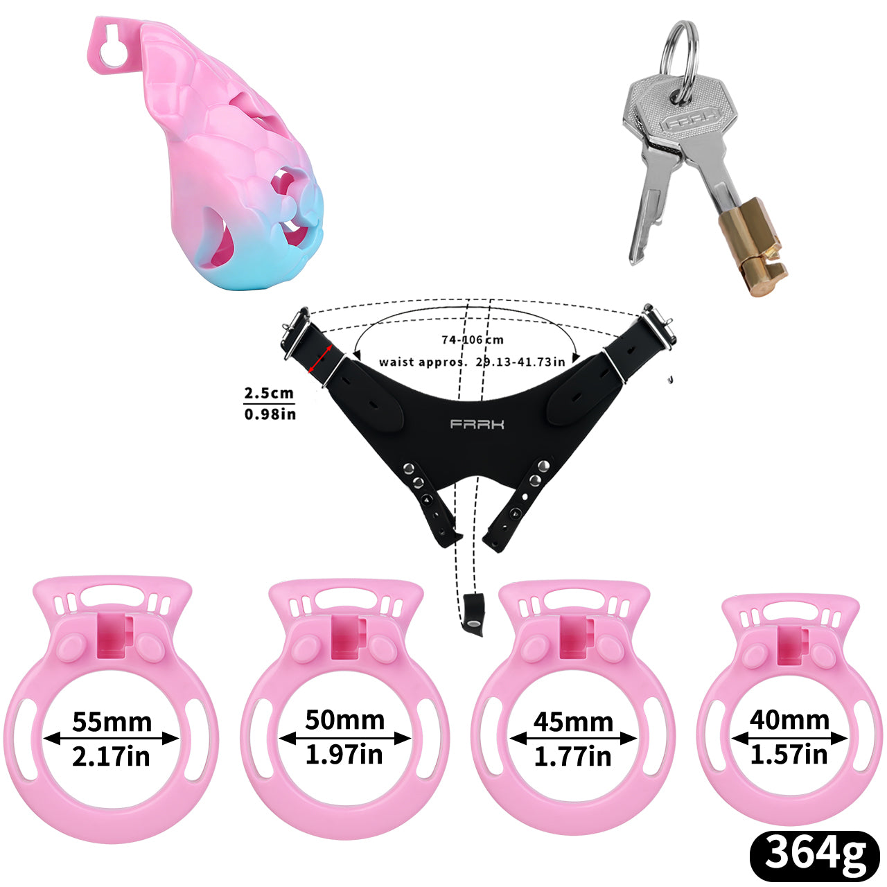 Serpent Queen Chastity Cage | F297
