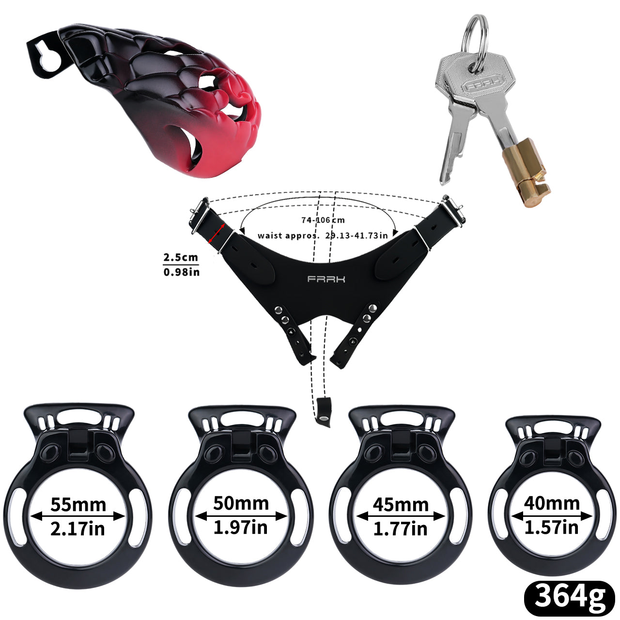 Serpent Queen Chastity Cage | F297