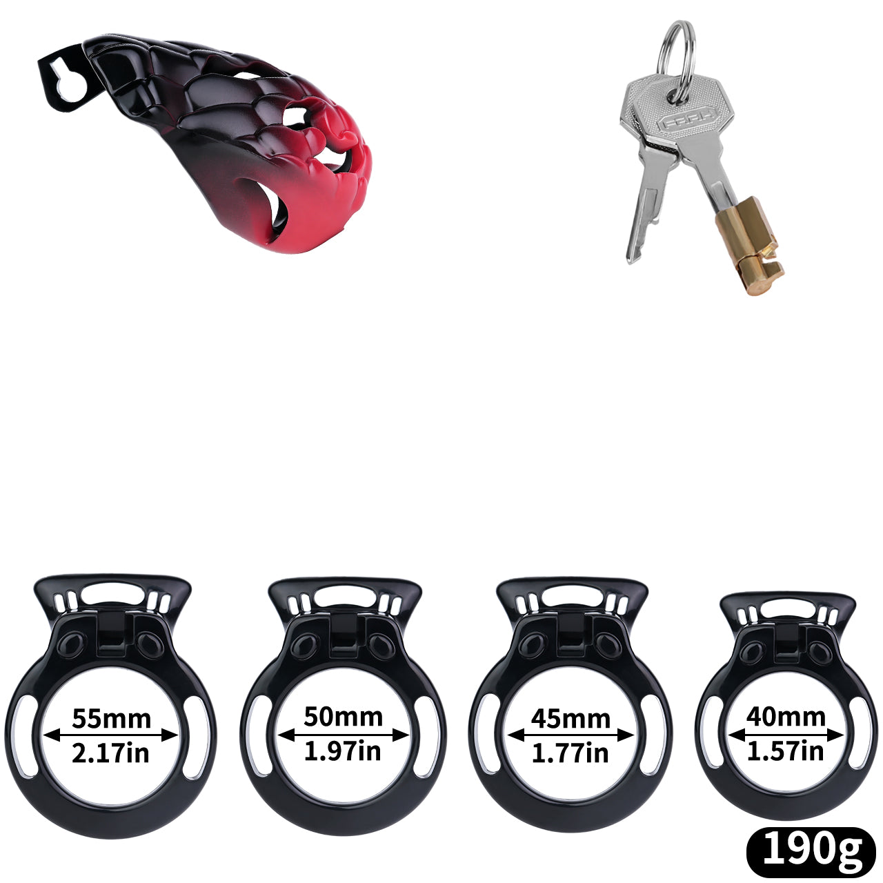 Serpent Queen Chastity Cage | F297