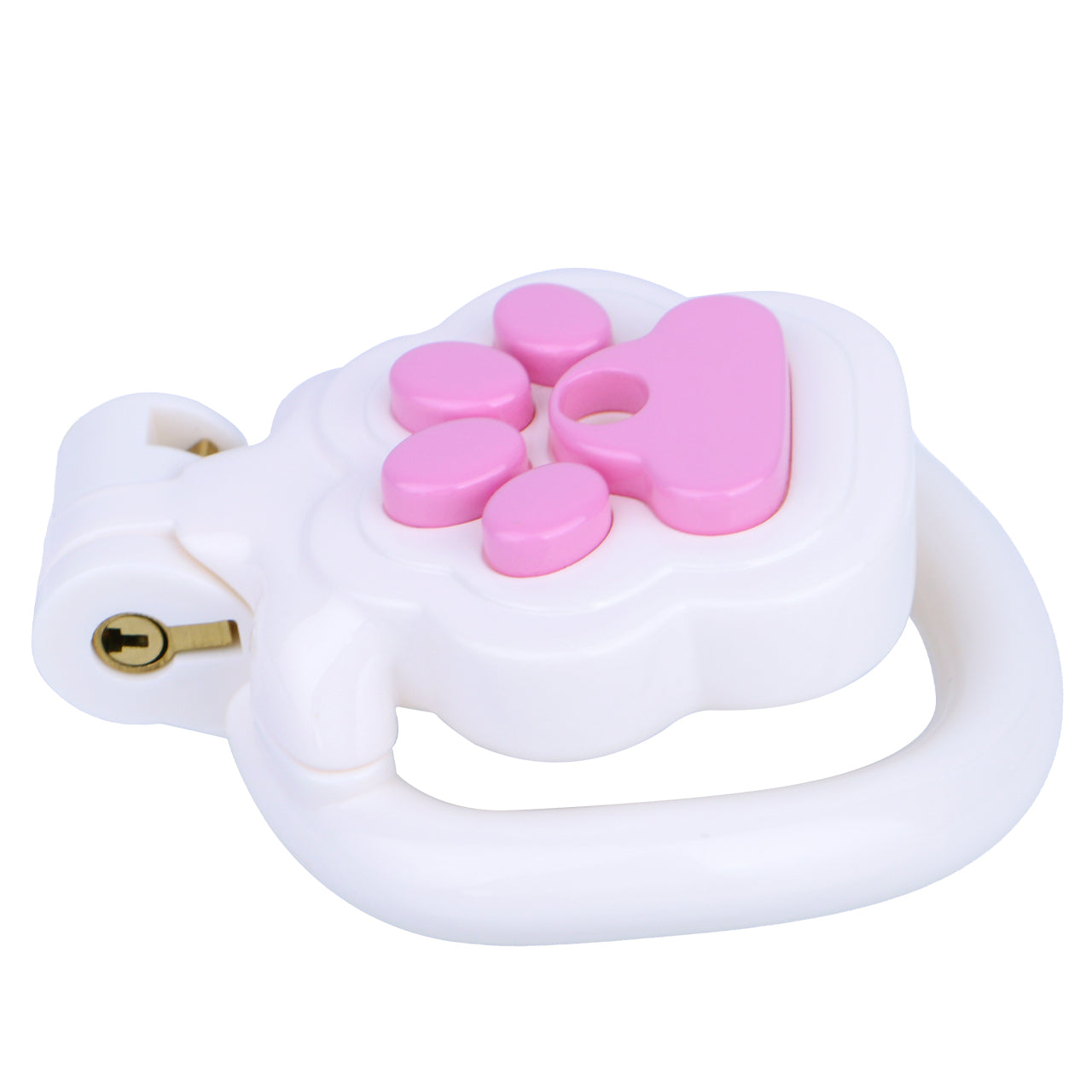 Kawaii Cat Paw Flat Chastity Cage