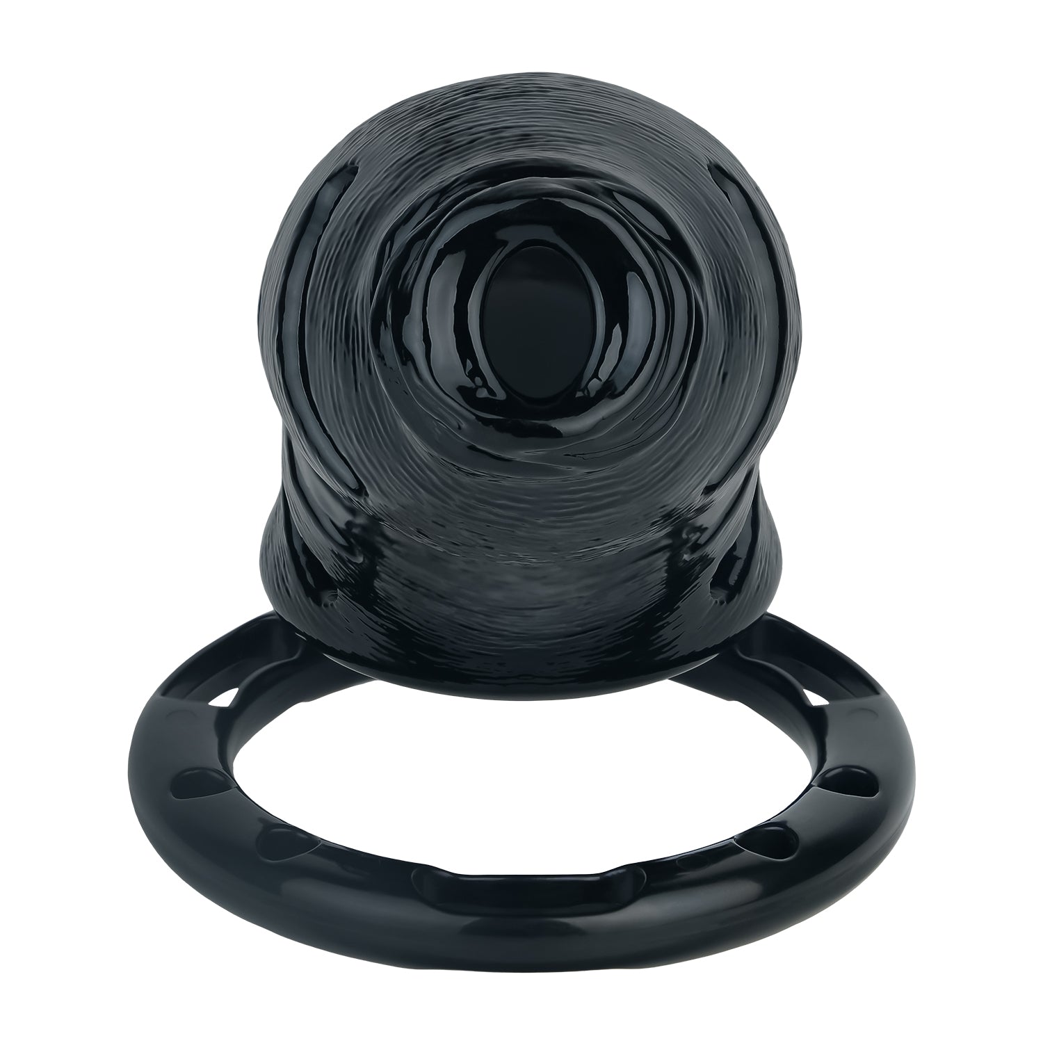 ABS Resin Realistic Dick Chastity Cage – Fully Enclosed Type AS037