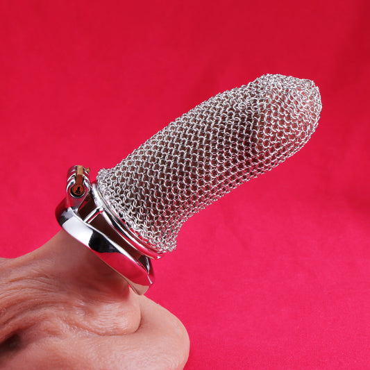 Maxi Metal Mesh Chastity Cage, F3195 - FRRK
