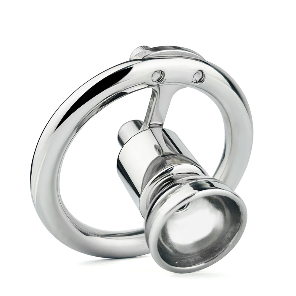 Flat Inverted Chastity Cage With Dildo, F3404 - FRRK