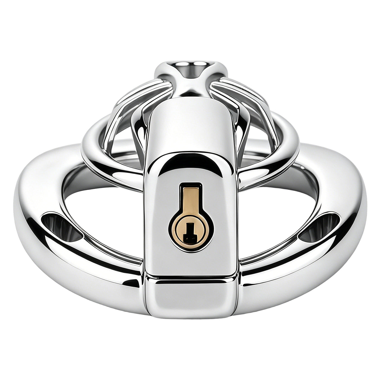 Night Silver Spider Chastity Cage | F328A