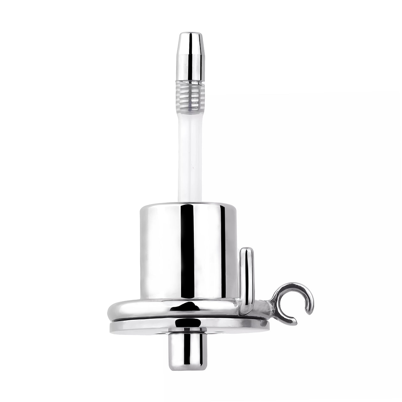 Inverted Single Cylinder Chastity Cage With Dildo & Catheter, F3407 - FRRK
