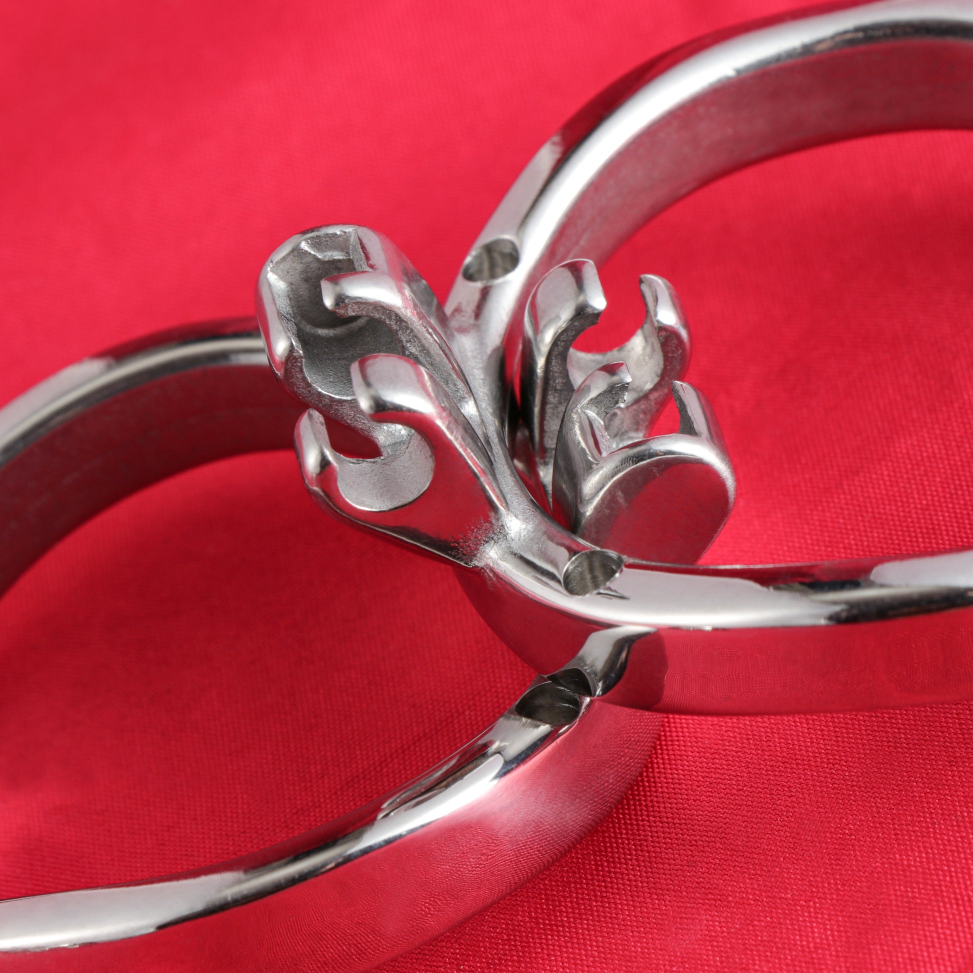 Base Rings for FRRK Metal Chastity Cage That Fit Internal Side Slide Lock System Only - FRRK