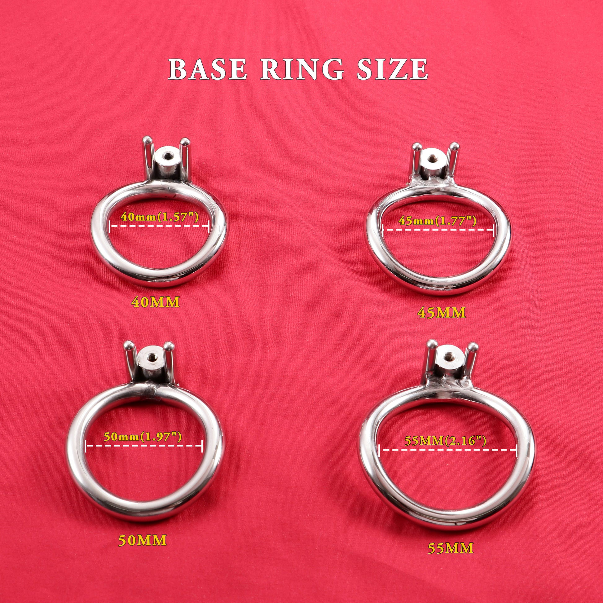 Flat Chastity Cage with Solid Metal Negative Long Bar Ball, F3191 - FRRK