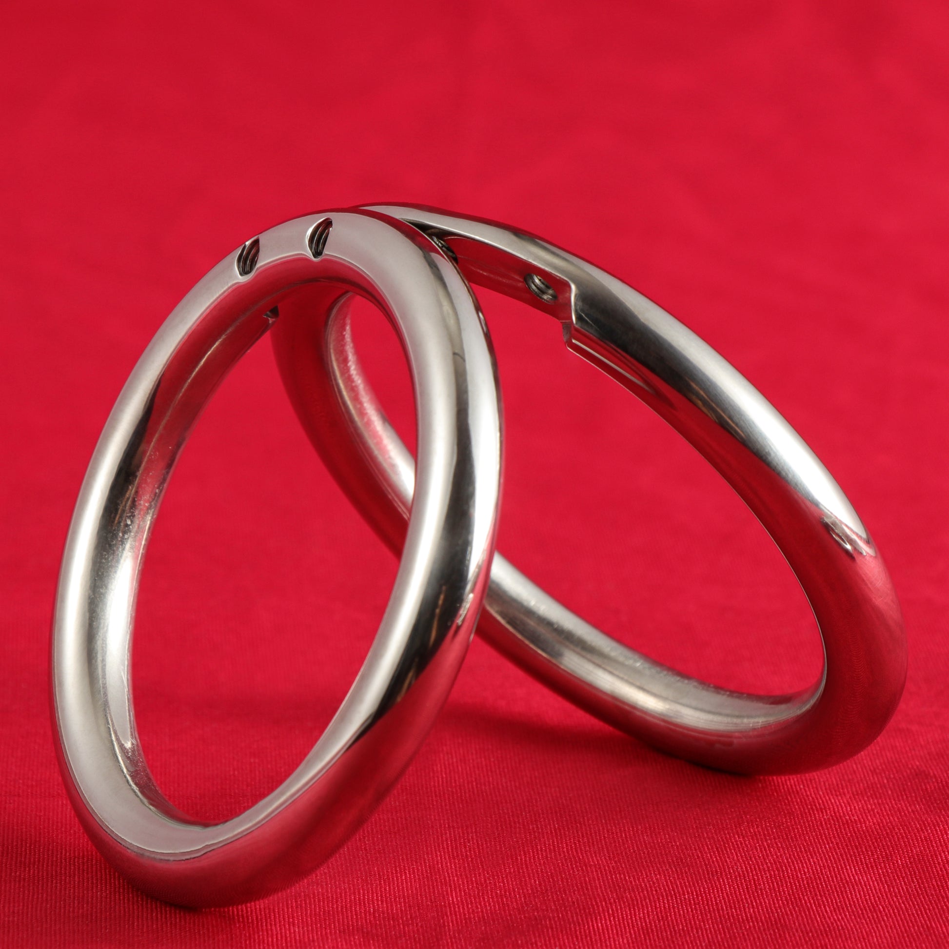 Base Rings for FRRK Chastity Cage That Fit Double Screw Lock Only, K07 - FRRK