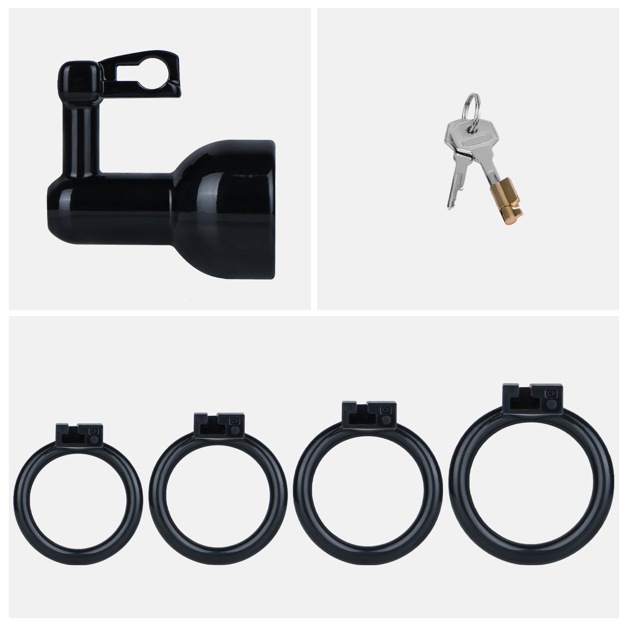 Inverted Chastity Cage with Cup Design | AS032