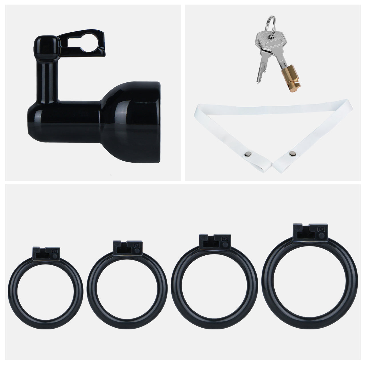 Inverted Chastity Cage with Cup Design | AS032