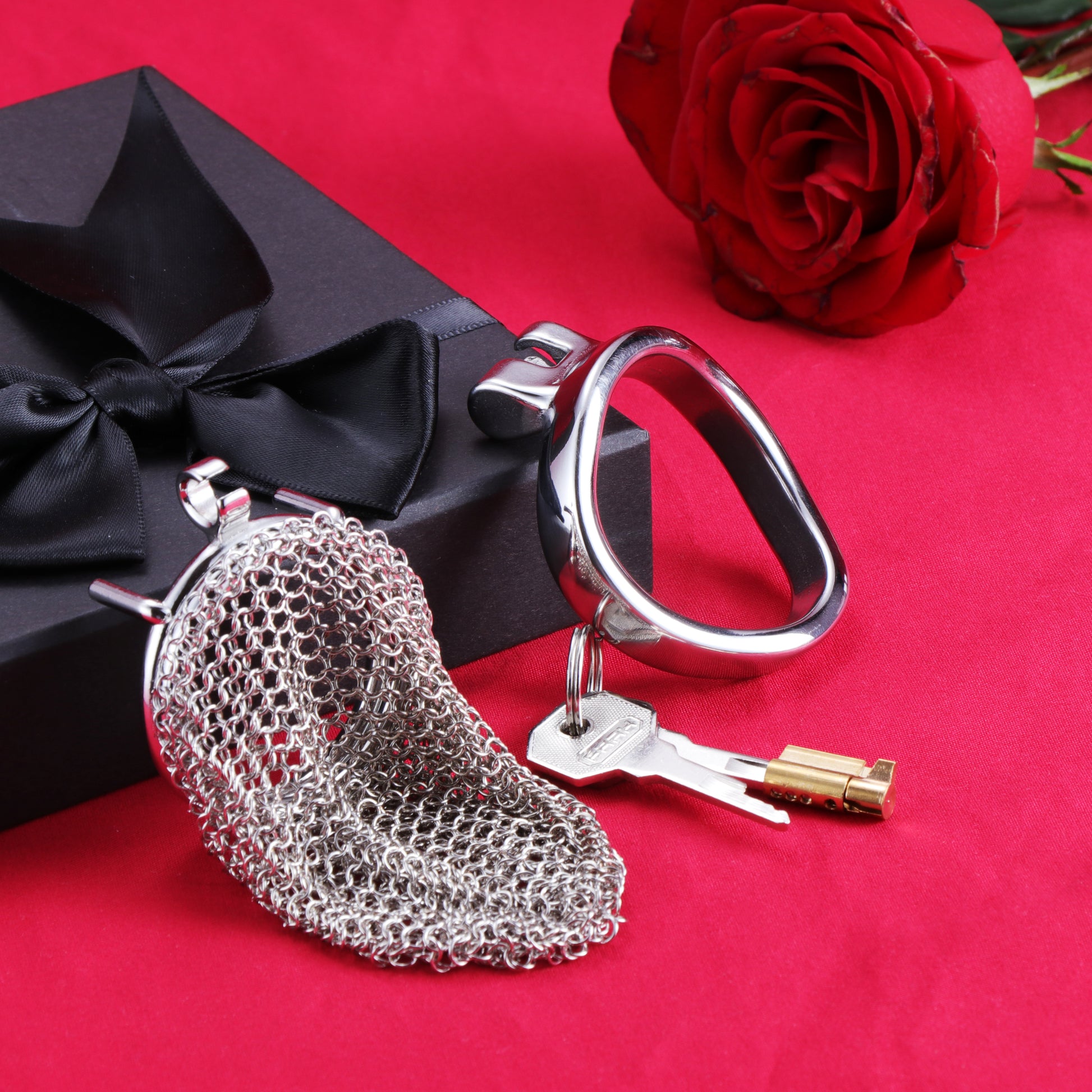 Standard Metal Mesh Chastity Cage, F3196 - FRRK