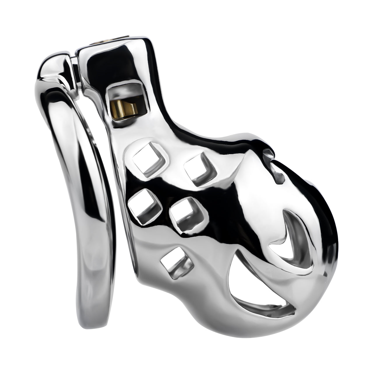 Aluminum Alloy Clown Chastity Cage 