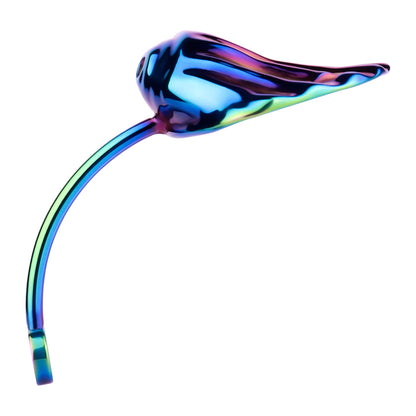 Wearable Colorful Metal Shell Invisible Chastity Cage | F277A