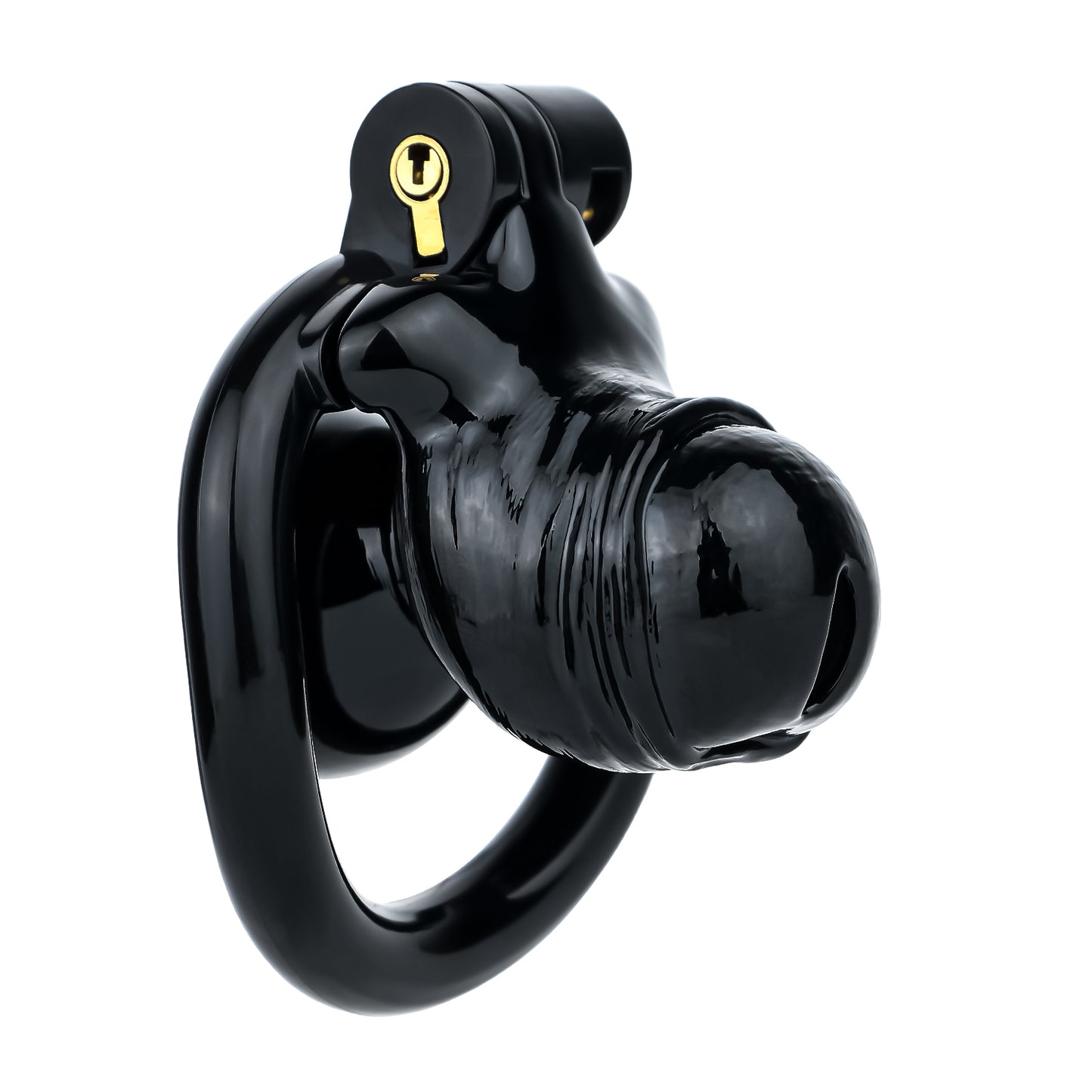 ABS Resin Realistic Dick Chastity Cage – Inverted Type AS036