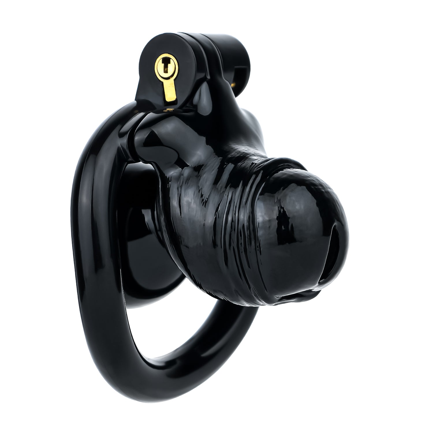 ABS Resin Realistic Dick Chastity Cage – Inverted Type AS036