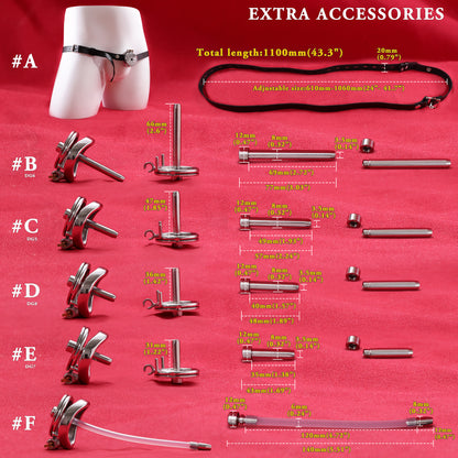 Flat Chastity Cage, F3176 - FRRK