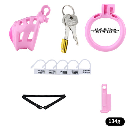 Sissy Feminization Chastity Cage
