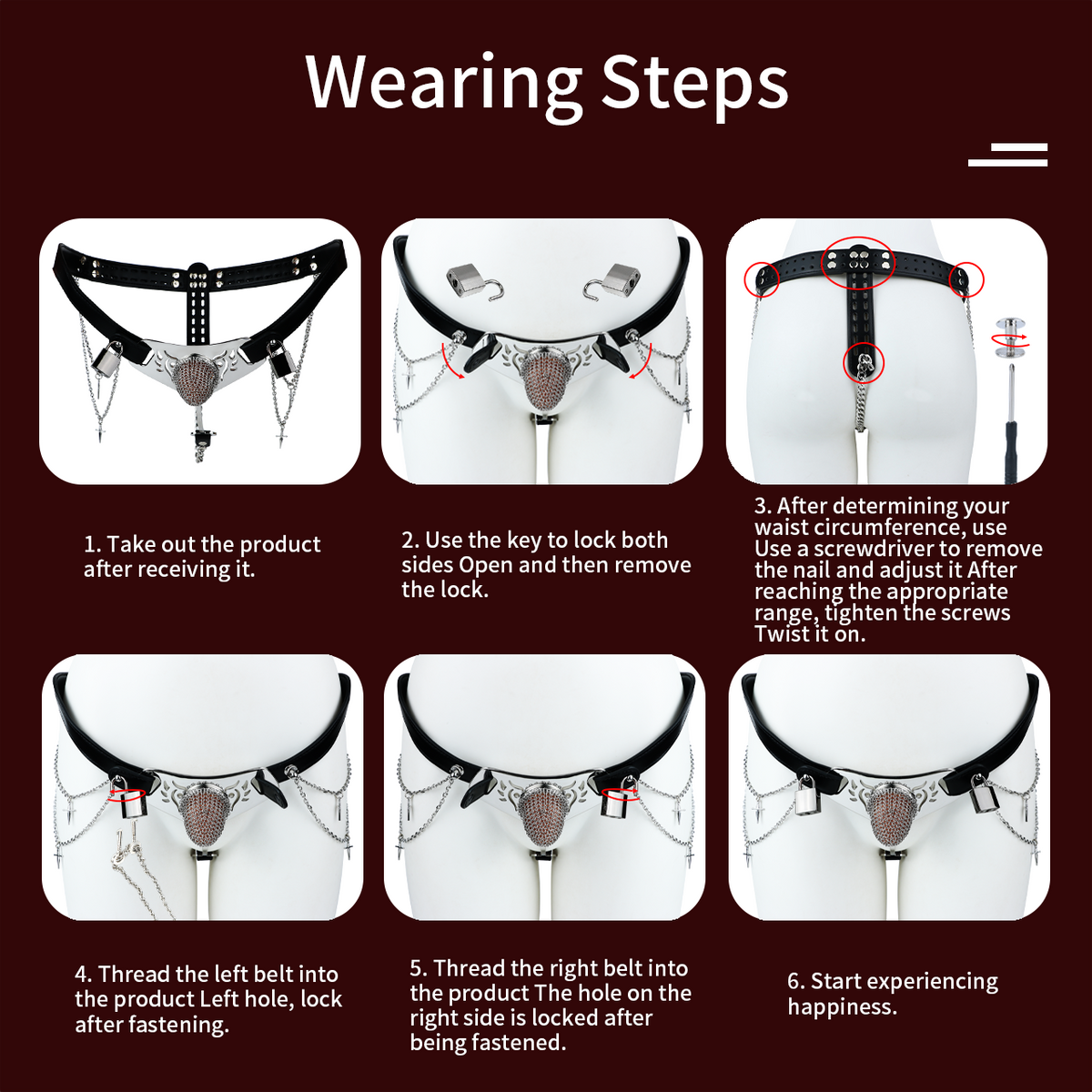 Silver Scale Lockable Harness Bondage Chastity Pants | F363A