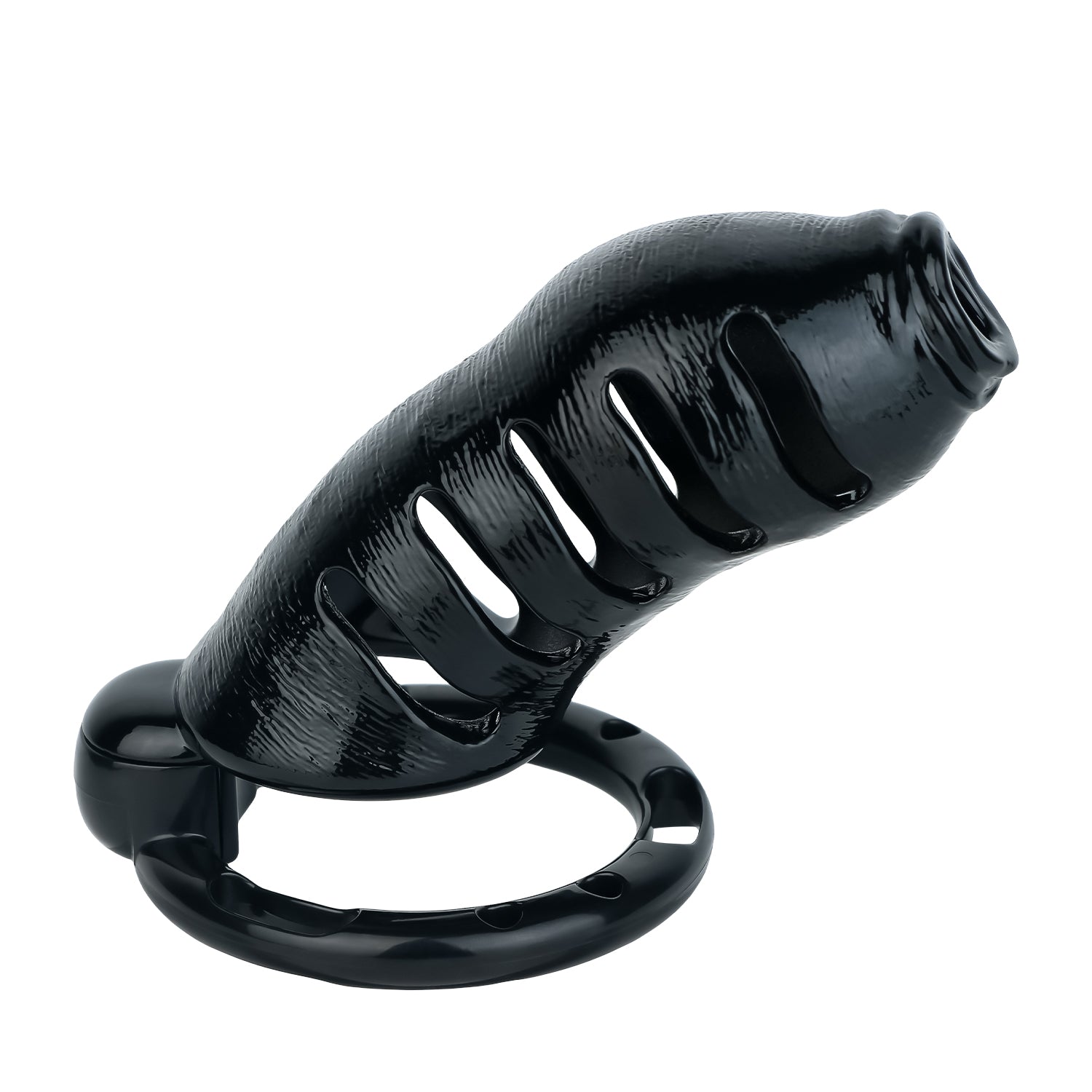ABS Resin Realistic Dick Chastity Cage – Fully Enclosed Type AS037
